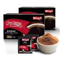 PLUS会员：MingS 铭氏 美式速溶黑咖啡粉 2g*20包