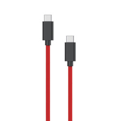 nubia 努比亚 Type-C数据线120W 双Type-C口6A闪充手机充电器线 适用macbook苹果笔记本华为小米快充加长款红黑色
