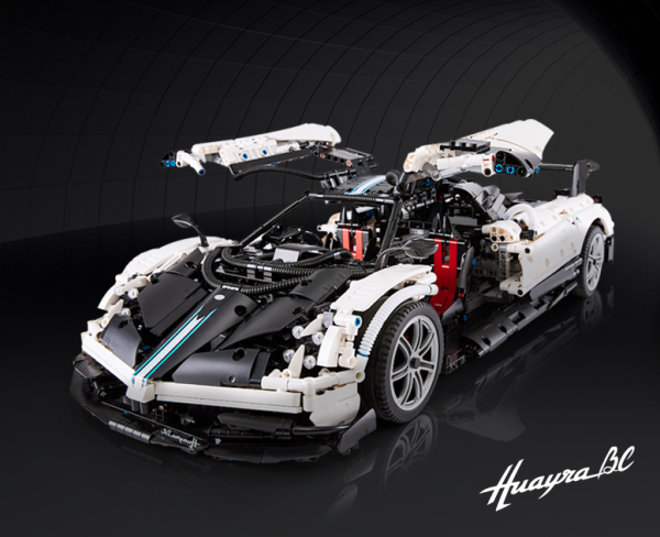 rastar星辉帕加尼机械组积木拼装车97910跑车模型