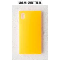 urban outfitters 霓虹橙色iPhone手机壳iDecoz个性创意时尚ins风防摔包边手机壳