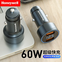 PLUS会员：Honeywell 霍尼韦尔 车载充电器快充60W（MAX）双口