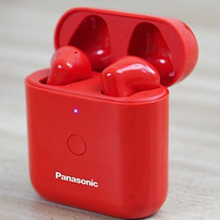 Panasonic 松下 C100 半入耳式真无线降噪蓝牙耳机 中国红