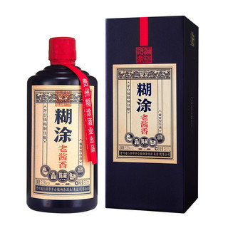 百年糊涂 老酱香陈藏+鉴藏三星 53%vol 酱香型白酒 500ml*2瓶 组合装