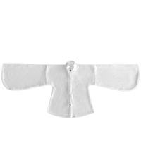 入巷间 明制汉服 岁暮 女士立领对襟短衫 白色 S