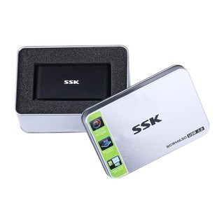 SSK 飚王 SCRM630 TF/SD/CF/读卡器 黑色