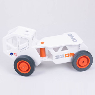 丹麦moover木质儿童玩具自卸滑步卡车过家家骑乘汽车宝宝扭扭车生日礼物 沃尔沃联名儿童滑步卡车