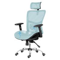 Gedeli 歌德利 轻办公系列 G19 人体工学电脑椅 冰川蓝 镂空坐垫+铝合金脚款