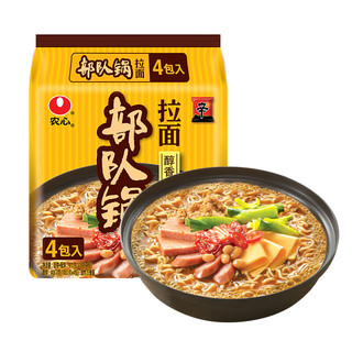 NONGSHIM 农心 部队锅拉面 醇香芝士型方便面 袋面速食零食 四连包 118g*4包