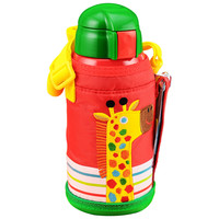 TIGER 虎牌 MML-C06C-CG 儿童吸管保温杯 630ml 长颈鹿