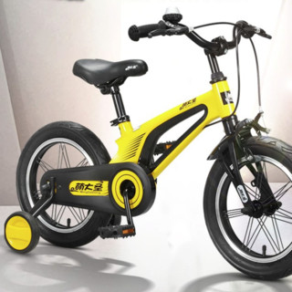 萌大圣 F800 儿童自行车 14寸 活力黄