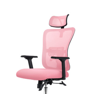Gedeli 歌德利 轻办公系列 G19 人体工学电脑椅 樱花粉 乳胶坐垫+钢制脚款