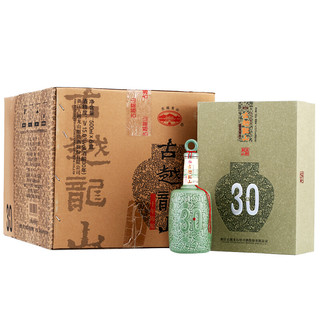 古越龙山 陈酿花雕酒 半干型 黄酒 500ml*6瓶