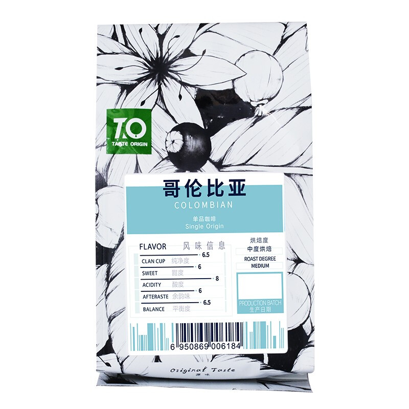 TO 哥伦比亚 亚蕙兰 中度烘焙 水洗咖啡豆 200g