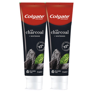 Colgate 高露洁 天然竹子活炭清新口气竹炭美白牙膏100g*3  美白牙齿