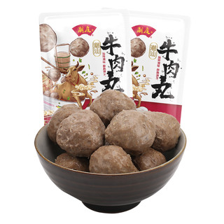 潮庭 潮汕丸子组合装 2口味 250g*4袋（牛肉味250g*2袋+牛筋丸250g*2袋）