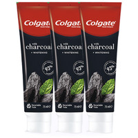 PLUS會員：Colgate 高露潔 竹炭美白牙膏 100g*3