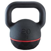 DECATHLON 迪卡侬 中性壶铃 黑/红 20kg