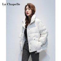 La Chapelle 拉夏贝尔 女2021冬季新款小兔子短款时尚宽松显瘦外套女棉服