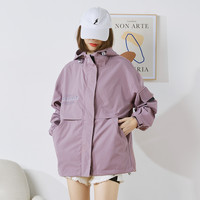 TONLION 唐狮 女士连帽风衣 62632FC0052026728