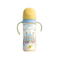 PLUS会员：Pigeon 贝亲 自然实感第三代FUN系列 宝宝PPSU奶瓶 彩绘款 330ml 马戏团 LL码 6月+