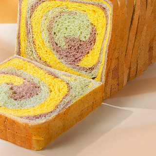 YILI 怡力 全麦面包组合装 2口味 1kg*2箱（臻全麦面包1kg+彩虹面包1kg）