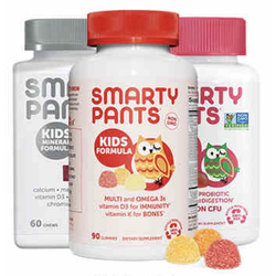SmartyPants 儿童维生素+矿物质+益生菌软糖组合