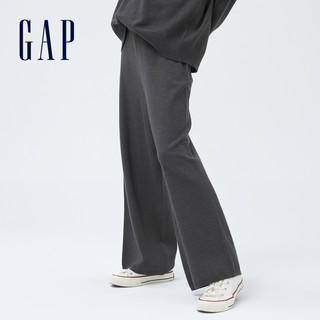 【双11预售】Gap女装高腰混纺针织阔腿裤735947秋新款宽松休闲裤