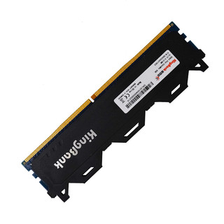 KINGBANK 金百达 黑爵系列 DDR4 2400 2400MHz 台式机内存 马甲条 黑色 8GB