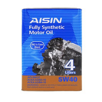 AISIN 爱信 Fully Synthetic Motor oil 5W-40 SN级 全合成机油 4L