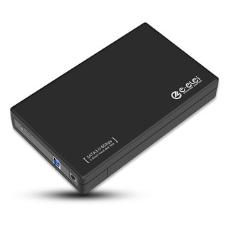 e-elei e磊 EL-31 3.5英寸 SATA移动硬盘盒 USB 3.0 Type-B 黑色