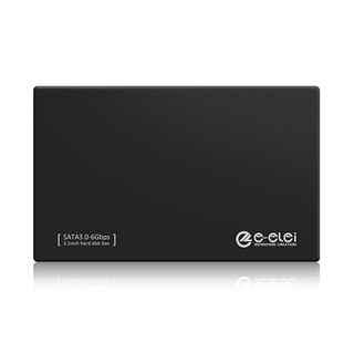 e-elei e磊 EL-31 3.5英寸 SATA移动硬盘盒 USB 3.0 Type-B 黑色