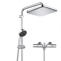 GROHE 高仪 进口花洒套装 淋浴花洒250MM方形顶喷 2669800C