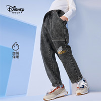 Disney baby 男童加绒牛仔长裤