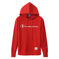 Champion 冠军秋冬季潮牌ins刺绣Logo宽松带帽情侣装男女士运动卫衣