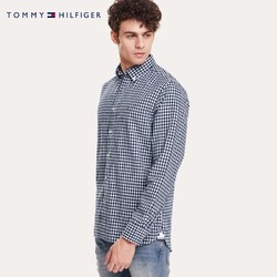 TOMMY HILFIGER 汤米·希尔费格 男士纯棉格纹衬衫 MW0MW11519