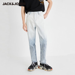 JACK&JONES 杰克琼斯 220332038 男士宽松直筒牛仔裤