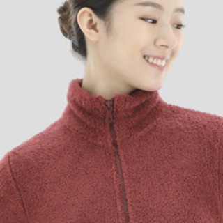 UNIQLO 优衣库 女士摇粒绒短外套 428330 红色 M