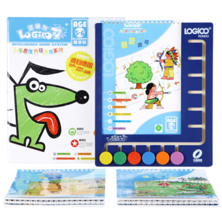 LOGICO 逻辑狗 儿童数学思维游戏玩具卡 精装 7本题册+6扭操作板