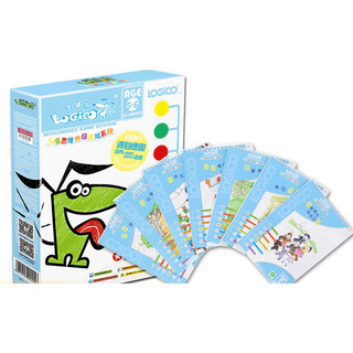 LOGICO 逻辑狗 儿童数学思维游戏玩具卡 简装 7本题册无操作板