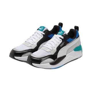 PUMA 彪马 X-ray 2 Square 中性休闲运动鞋 373108-28 黑色/白/浅灰/未来蓝/湖绿色 37