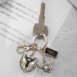 大英博物馆 质地轻盈易携带—盖亚·安德森猫系列钥匙扣 4x3.8cm 挂件礼物