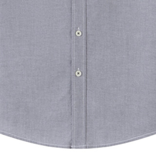 FIRS 杉杉 男士短袖衬衫 FQC212NJFD01 灰色 41