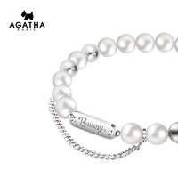 AGATHA Agatha/瑷嘉莎泡泡玛特联名925银BUNNY珍珠手链女士