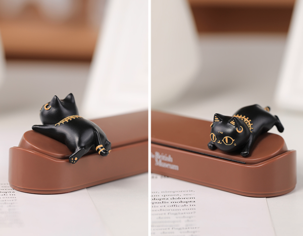 大英博物馆 盖亚·安德森猫系列车载号码牌摆件 13x3.4x4.5cm 创意可爱车载摆件 实用礼物