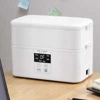 生活元素 F19 电热饭盒 2L 白色