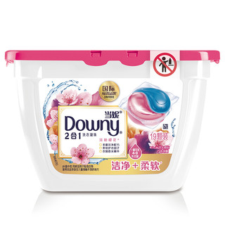 Downy 当妮 2合1花萃云柔洗衣凝珠 淡粉樱花