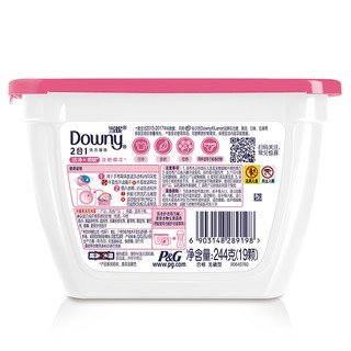 Downy 当妮 2合1花萃云柔洗衣凝珠 淡粉樱花