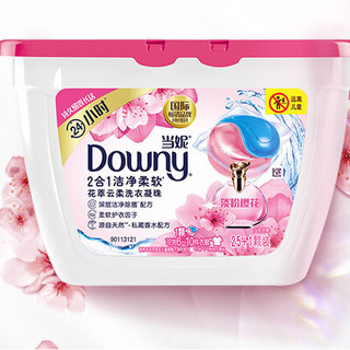 Downy 当妮 2合1花萃云柔洗衣凝珠 26颗 淡粉樱花