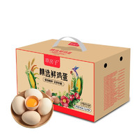 圣迪乐村 山春牧场鲜鸡蛋年货礼盒装40枚 净含量1800g 粉壳蛋