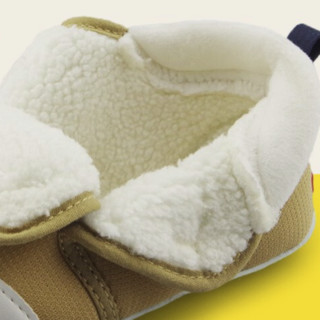 CRTARTU 卡特兔 XZ03 婴儿加绒学步鞋 1段 卡其色 内长11.5cm